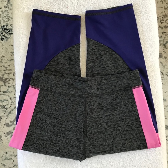 Adidas Capri 3/4 length Climalite Leggings Girls Size 10 / 12 (Medium) Big Kids - Picture 1 of 15